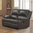 Letha Gray Manual Loveseat by Furniture of America at Eve Furniture