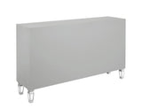 Leticia Silver 3-Drawer Accent Cabinet