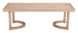 Leto Brown Outdoor Coffee Table by Zuomod at Eve Furniture