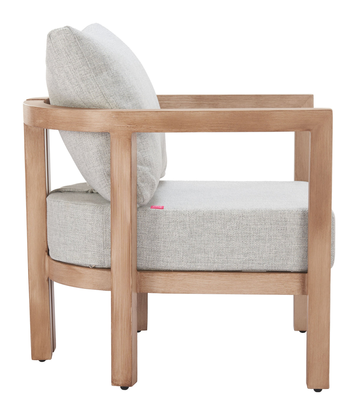 Leto Gray Outdoor Armchair by Zuomod at Eve Furniture
