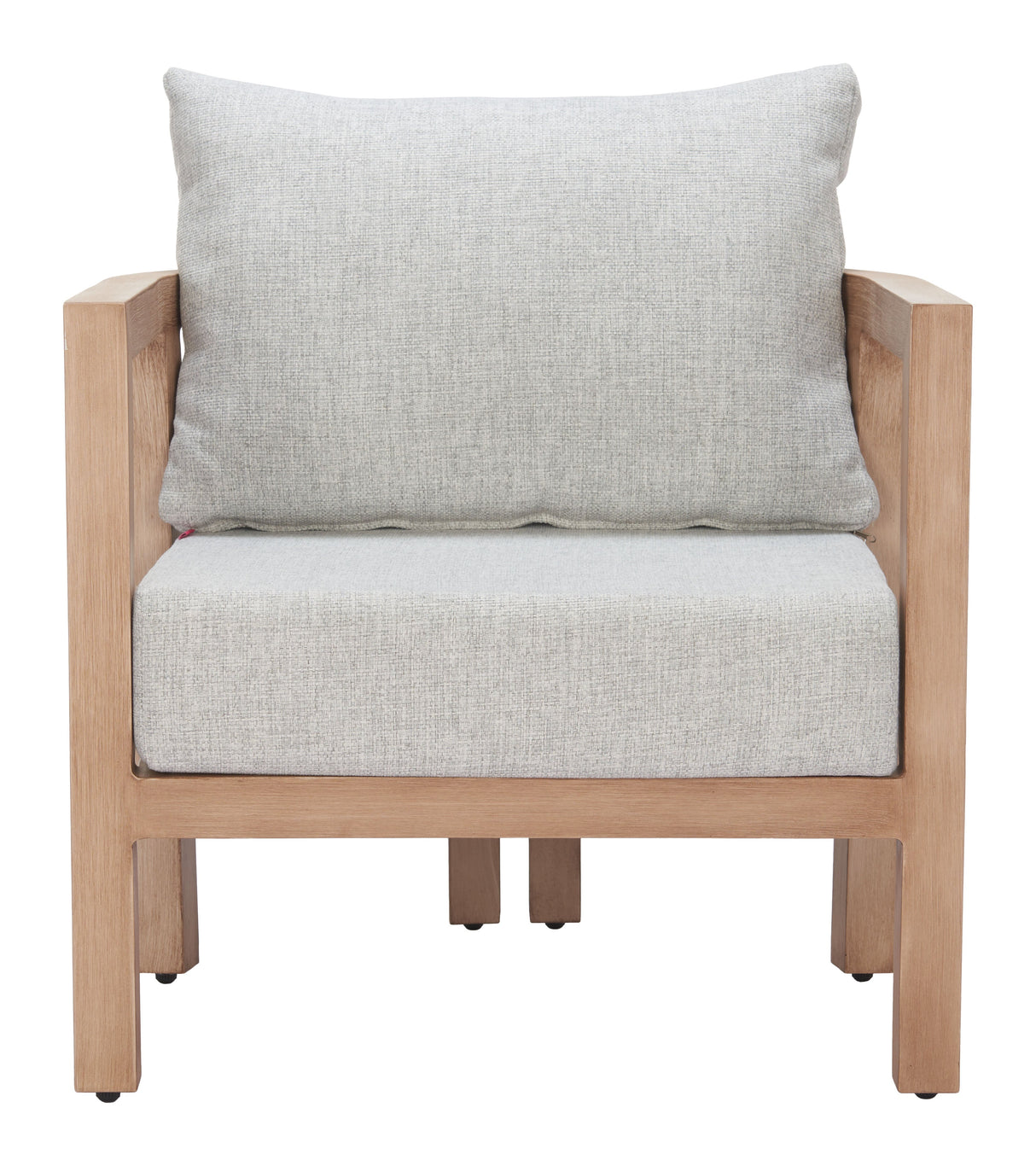 Leto Gray Outdoor Armchair by Zuomod at Eve Furniture