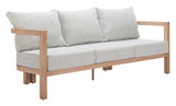Leto Gray Outdoor Sofa by Zuomod at Eve Furniture