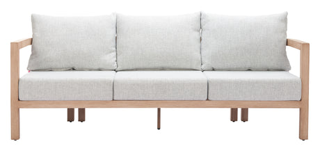 Leto Gray Outdoor Sofa by Zuomod at Eve Furniture