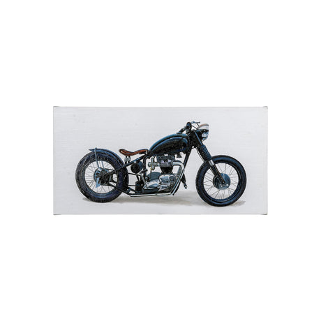 Lets Roll I White by James Wiens a Hand Embellished Textured Canvas by Mercana at Eve Furniture