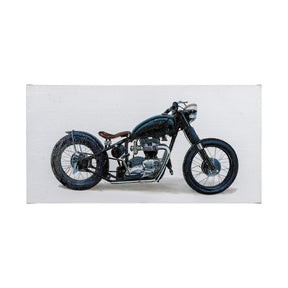 Lets Roll I White by James Wiens a Hand Embellished Textured Canvas by Mercana at Eve Furniture