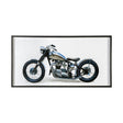 Lets Roll White II by James Wiens a Hand Embellished Textured Framed Art Print Matted under Glass by Mercana at Eve Furniture
