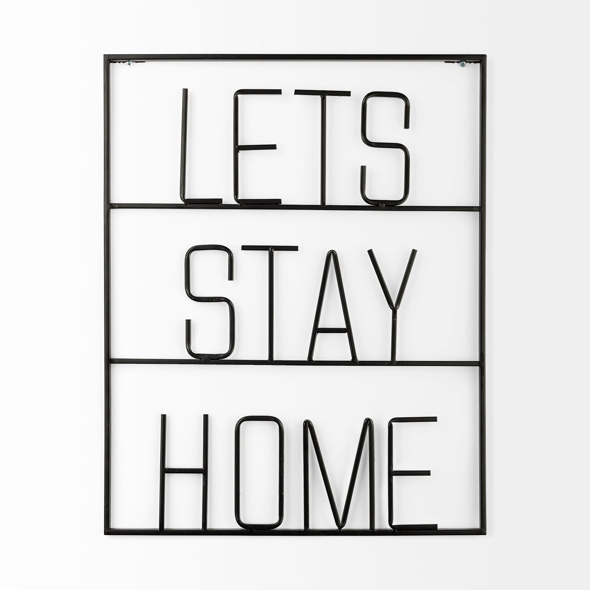 Let's Stay Home Sign by Mercana at Eve Furniture