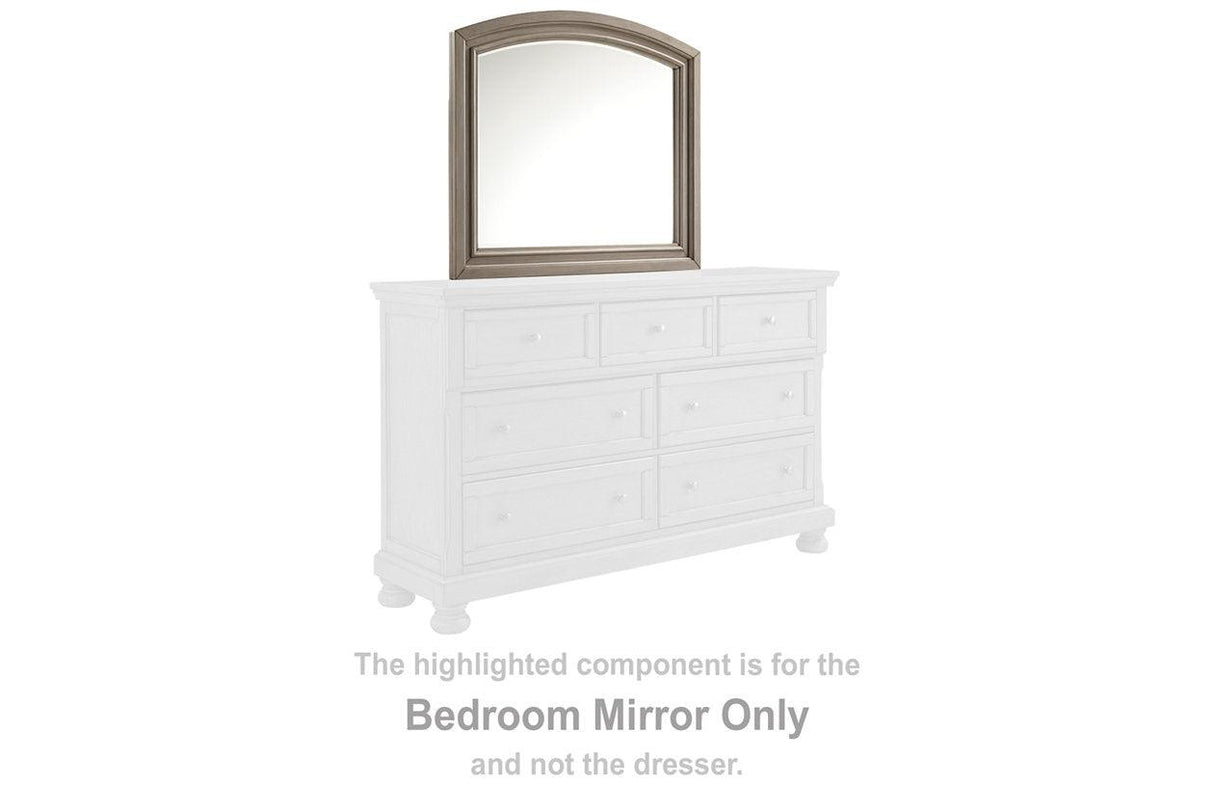 Lettner Light Gray Bedroom Mirror (Mirror Only) by Ashley at Eve Furniture