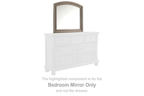 Lettner Light Gray Bedroom Mirror (Mirror Only) by Ashley at Eve Furniture