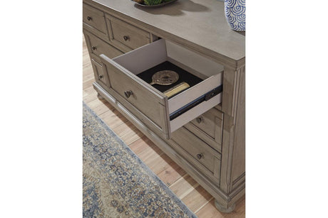 Lettner Light Gray Dresser by Ashley at Eve Furniture
