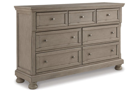 Lettner Light Gray Dresser by Ashley at Eve Furniture