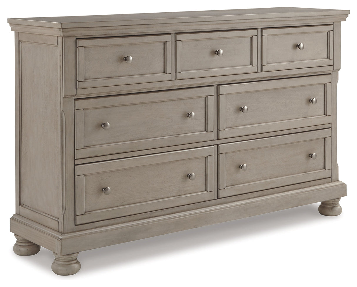 Lettner Light Gray Panel Bedroom Set by Ashley at Eve Furniture