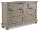Lettner Light Gray Panel Bedroom Set by Ashley at Eve Furniture