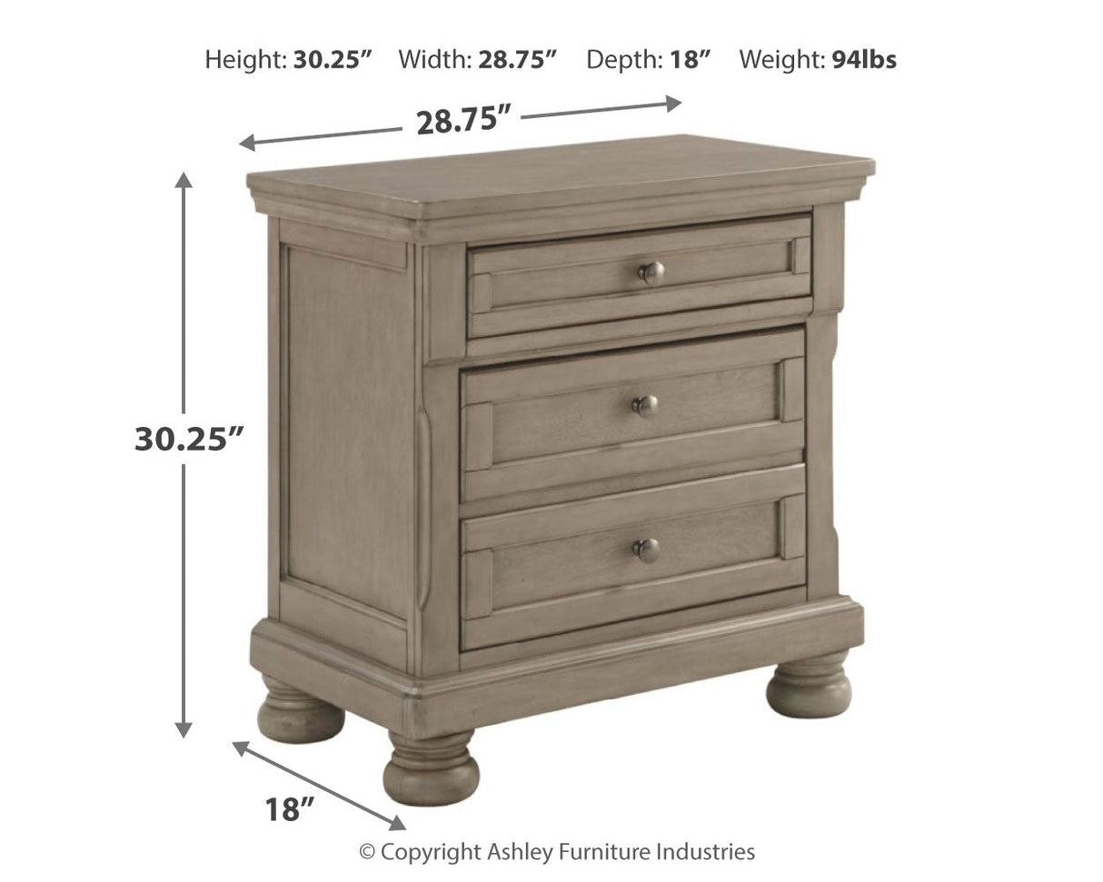 Lettner Light Gray Panel Bedroom Set by Ashley at Eve Furniture