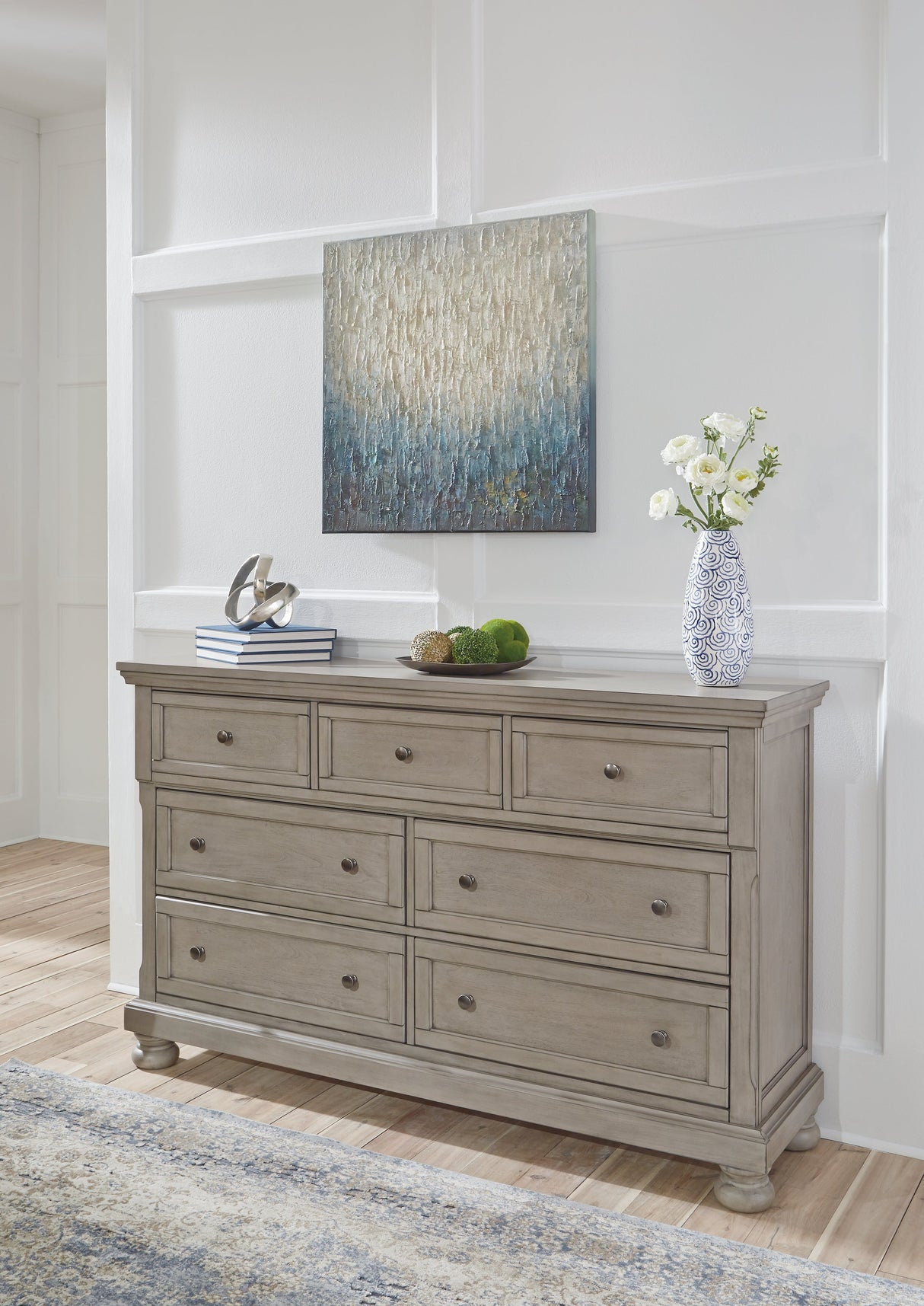 Lettner Light Gray Panel Bedroom Set by Ashley at Eve Furniture