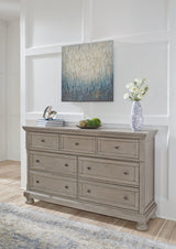 Lettner Light Gray Panel Bedroom Set by Ashley at Eve Furniture