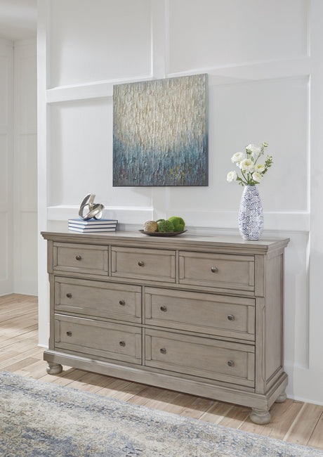 Lettner Light Gray Panel Bedroom Set by Ashley at Eve Furniture
