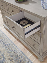 Lettner Light Gray Panel Bedroom Set by Ashley at Eve Furniture