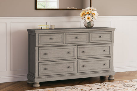Lettner Light Gray Panel Bedroom Set by Ashley at Eve Furniture