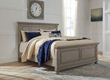 Lettner Light Gray Panel Bedroom Set by Ashley at Eve Furniture