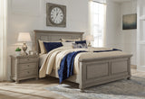 Lettner Light Gray Panel Bedroom Set by Ashley at Eve Furniture