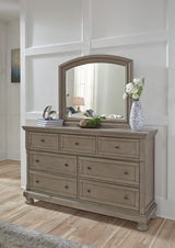 Lettner Light Gray Panel Bedroom Set by Ashley at Eve Furniture