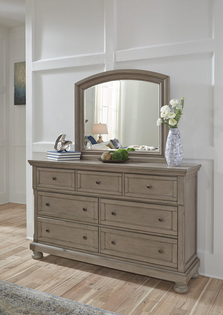 Lettner Light Gray Panel Bedroom Set by Ashley at Eve Furniture