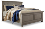 Lettner Light Gray Panel Bedroom Set by Ashley at Eve Furniture