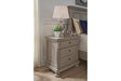 Lettner Light Gray Nightstand by Ashley at Eve Furniture