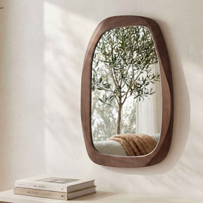 Levi Brown Mirror by Moe's Home at Eve Furniture