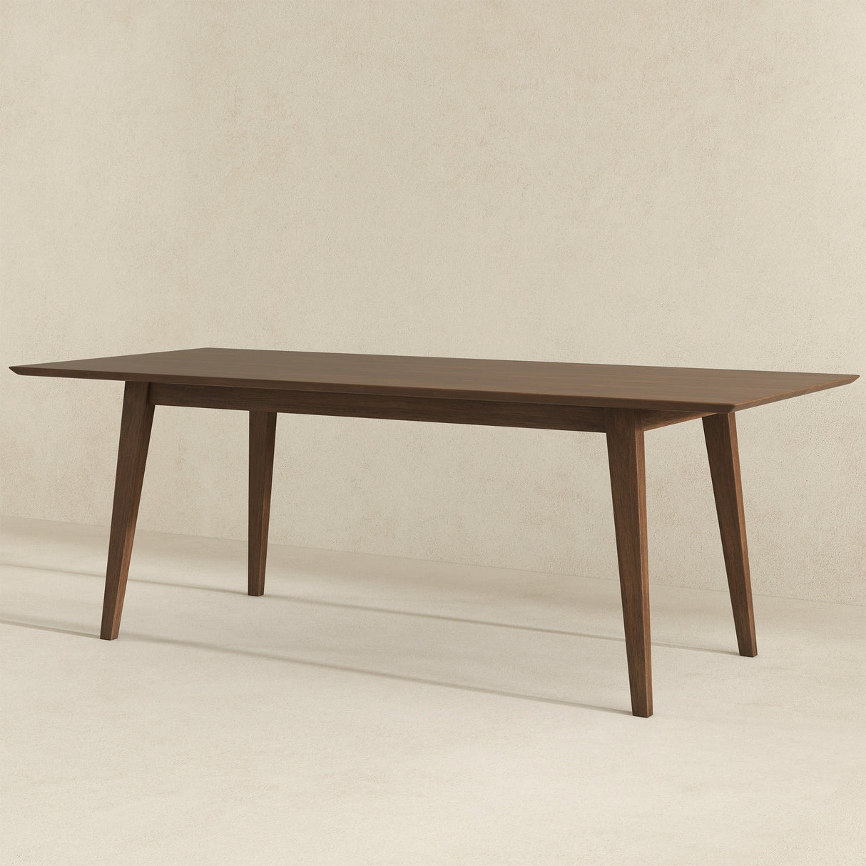 Levi Modern Style Solid Wood Rectangular Dining Kitchen Table 86" by Ashcroft Furniture at Eve Furniture