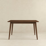 Levi Modern Style Solid Wood Rectangular Walnut Top Dining Table 47" by Ashcroft Furniture at Eve Furniture