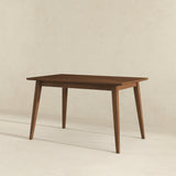 Levi Modern Style Solid Wood Rectangular Walnut Top Dining Table 47" by Ashcroft Furniture at Eve Furniture