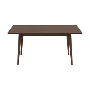 Levi Modern Style Solid Wood Rectangular Walnut Top Dining Table 63" by Ashcroft Furniture at Eve Furniture
