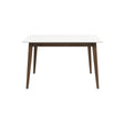 Levi Modern Style Solid Wood Rectangular White Top Dining Table 47" by Ashcroft Furniture at Eve Furniture