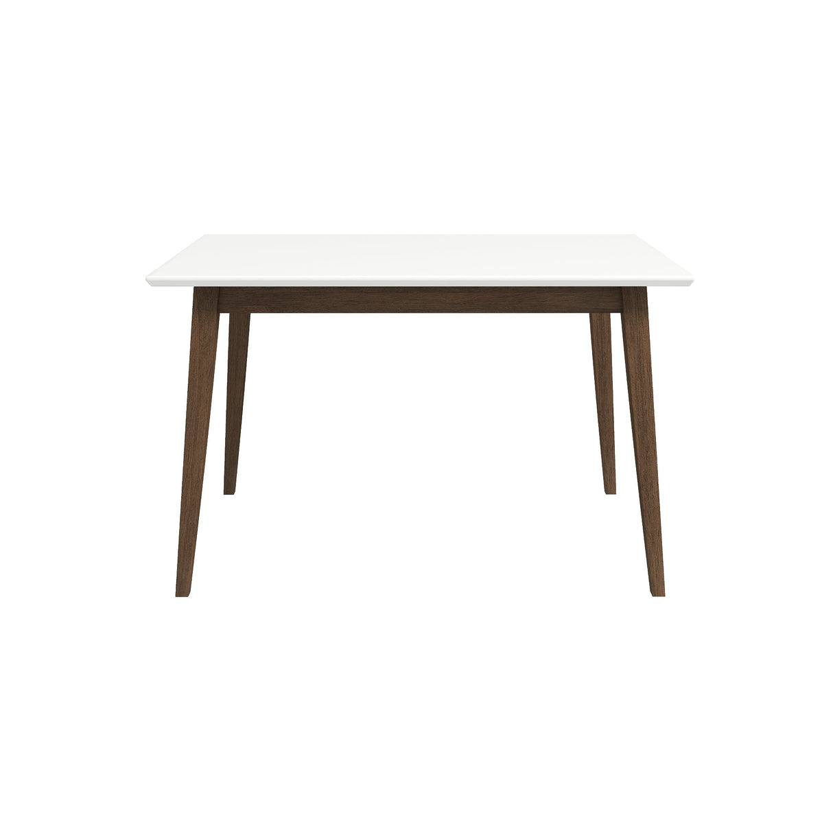 Levi Modern Style Solid Wood Rectangular White Top Dining Table 47" by Ashcroft Furniture at Eve Furniture