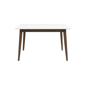 Levi Modern Style Solid Wood Rectangular White Top Dining Table 47" by Ashcroft Furniture at Eve Furniture