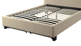 Levi Tufted Footboard Storage Bed in Toast Linen by Modus Furniture at Eve Furniture