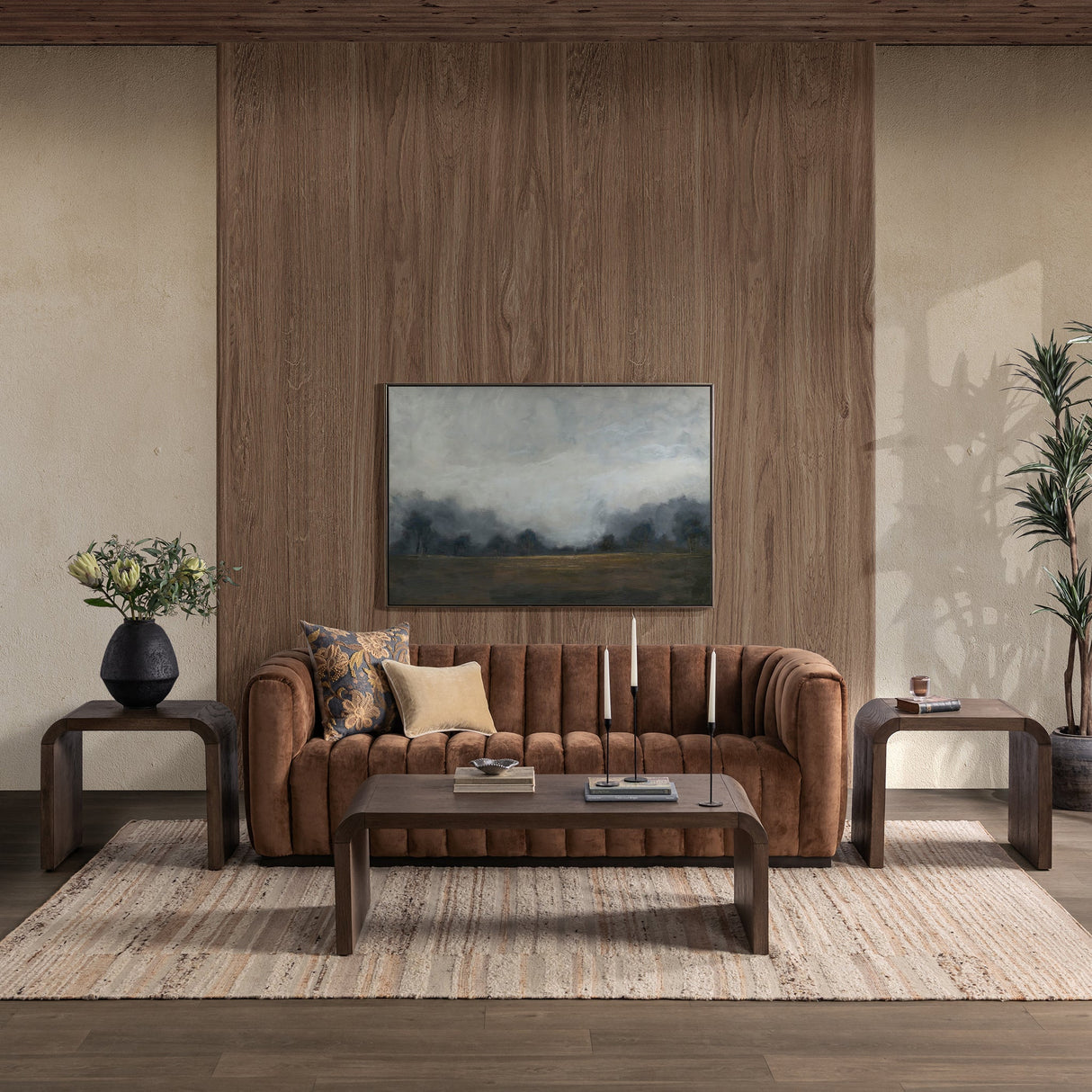 Levine Coffee Table - Walnut Ridge by Classic Home at Eve Furniture