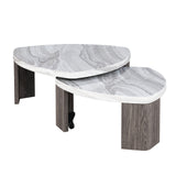 Levis Gray Nesting Cocktail Table