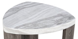 Levis Gray Triangle End Table by Furniture of America at Eve Furniture