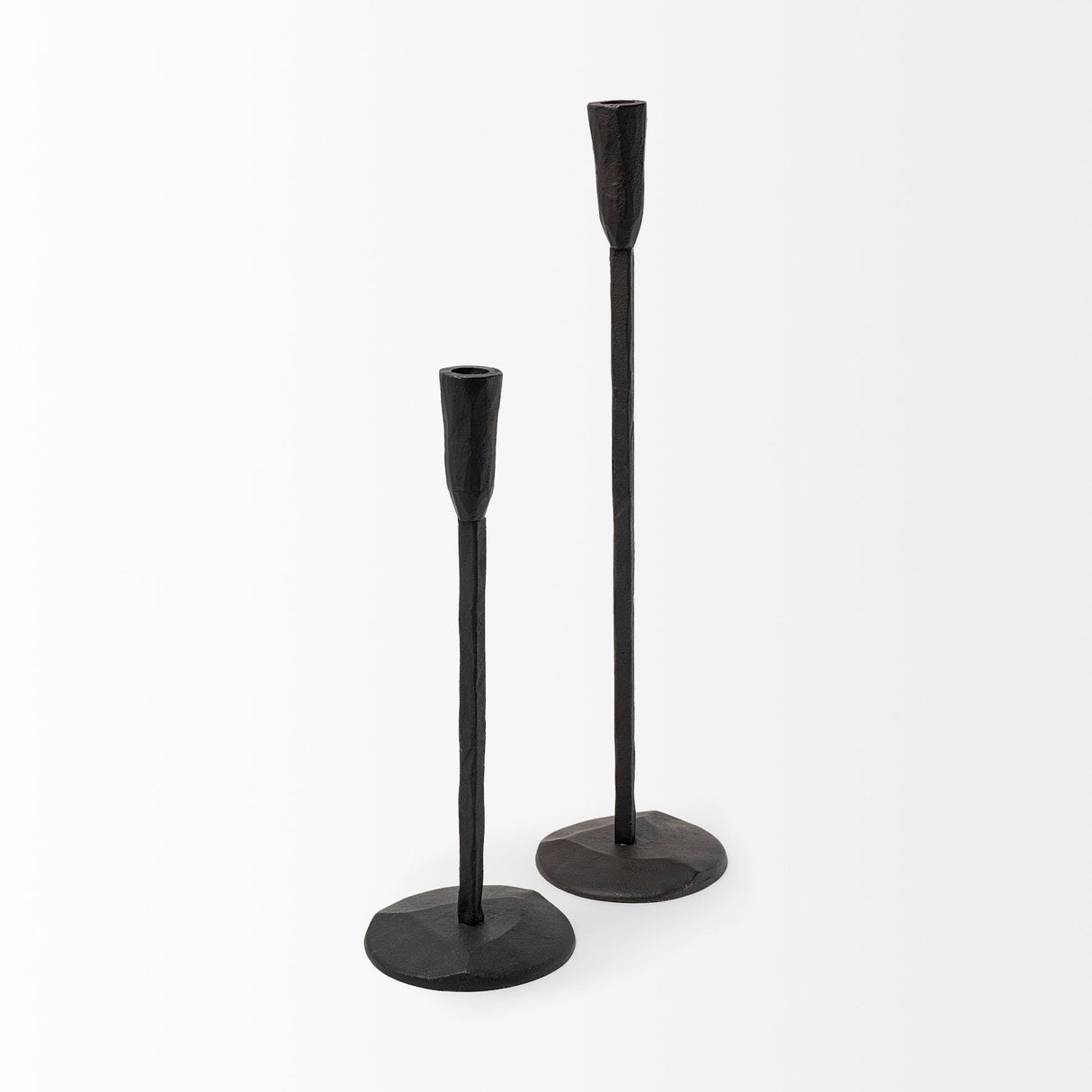 Levit (Large) Black Table Candle Holder by Mercana at Eve Furniture
