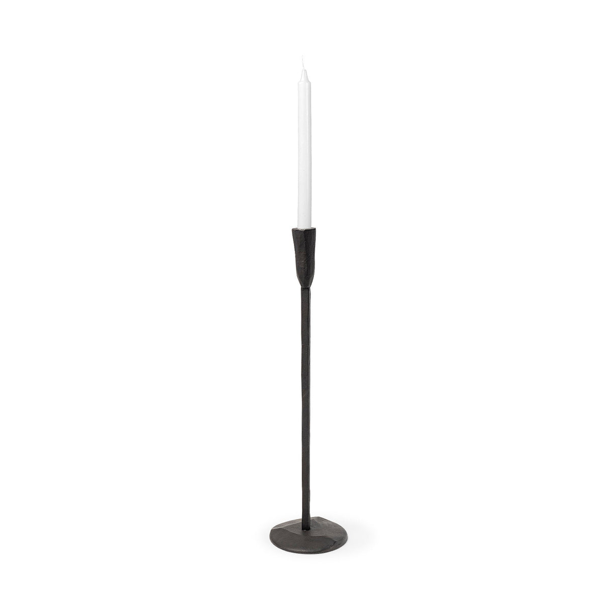 Levit (Large) Black Table Candle Holder by Mercana at Eve Furniture