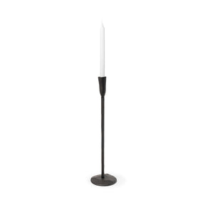Levit (Large) Black Table Candle Holder by Mercana at Eve Furniture