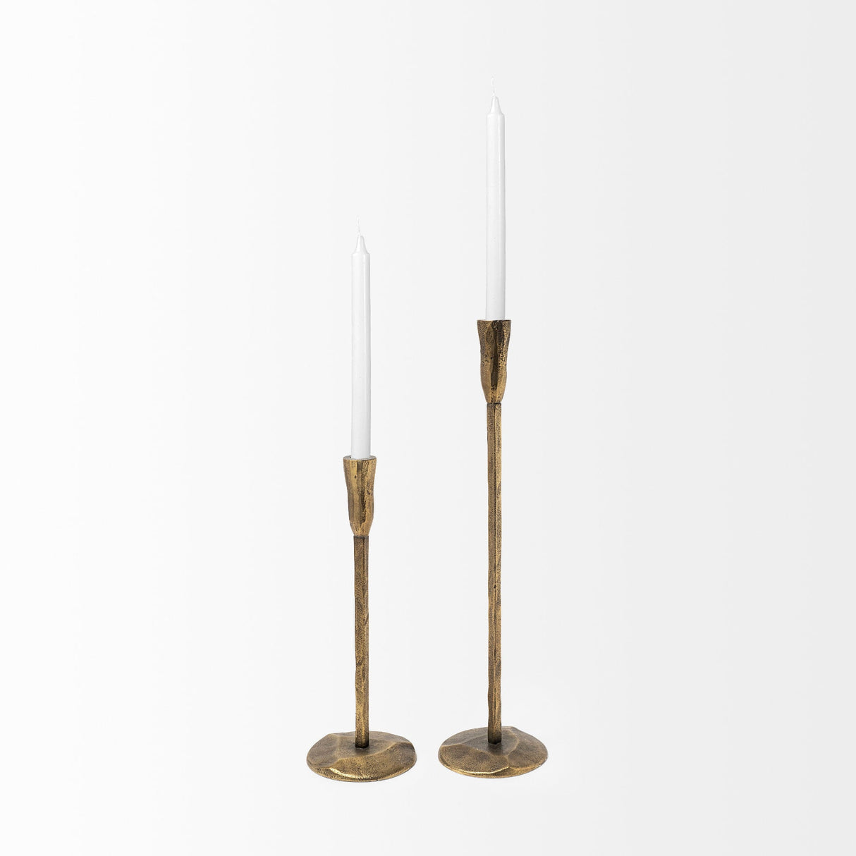 Levit (Small) Gold Table Candle Holder by Mercana at Eve Furniture