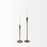 Levit (Small) Gold Table Candle Holder by Mercana at Eve Furniture