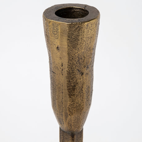 Levit (Small) Gold Table Candle Holder by Mercana at Eve Furniture