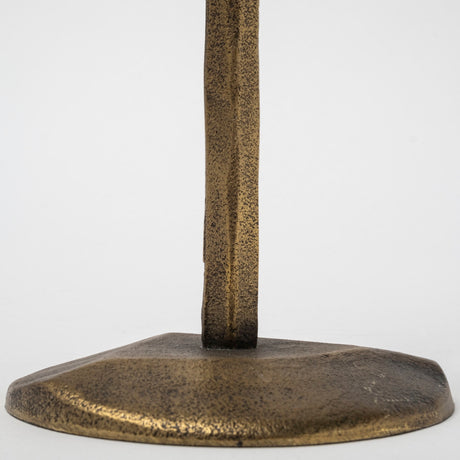Levit (Small) Gold Table Candle Holder by Mercana at Eve Furniture
