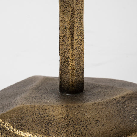 Levit (Small) Gold Table Candle Holder by Mercana at Eve Furniture