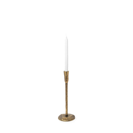 Levit (Small) Gold Table Candle Holder by Mercana at Eve Furniture